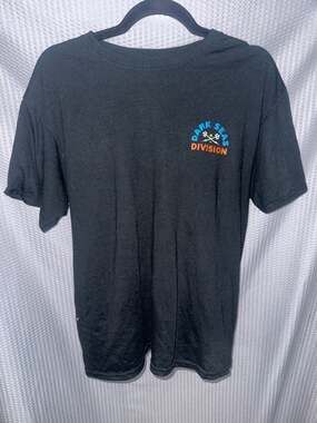 Dark Seas Division Crossed Trident Graphic T-Shirt Black Medium